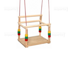 Качели деревянные детские подвесные «Светофор»