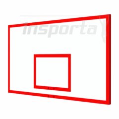 Щит баскетбольный игровой фанера 18 мм без основания 1,8*1,05 м