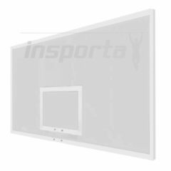 Щит баскетбольный игровой 1,8*1,05 м монолитный поликарбонат 12 мм без основания