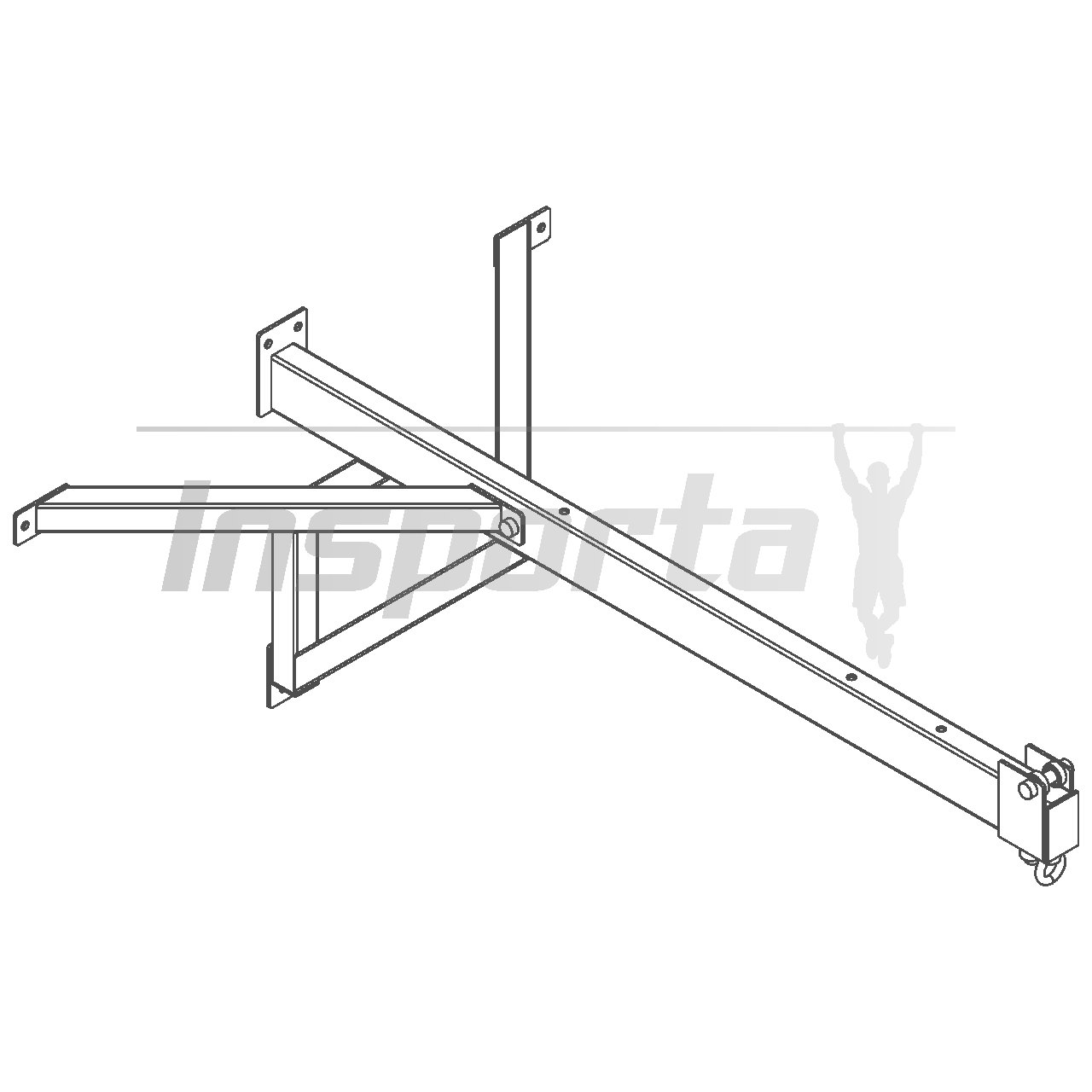 Кронштейн для боксерского мешка выкатной 130 см — изображение 11