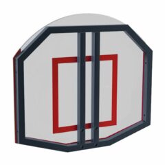 Щит стритбольный монолитный поликарбонат 12 мм с основанием 1,2*0,9 м
