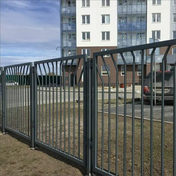 Стальной забор для городской зоны «ТСЖ» — изображение 3