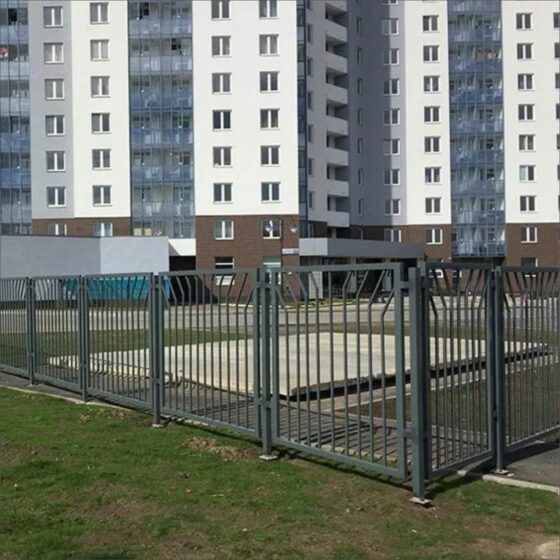 Стальной забор для городской зоны «ТСЖ» — изображение 2